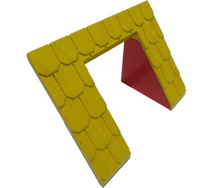 Duplo Red Roof Section with Opening (4812)