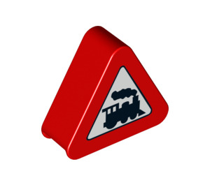 Duplo Rouge Sign Triangle avec Train sign (13255 / 49306)