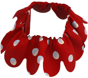 Duplo Red Skirt with Dots