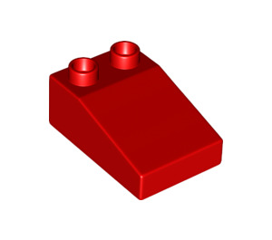 Duplo Red Slope 2 x 3 22° (35114)