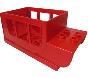 Duplo Red Stagecoach Upper Part (31176)