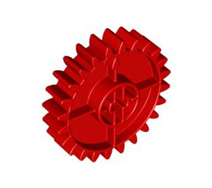 Duplo Red Technic Gear 4 x 4 (24 Teeth) (6529)