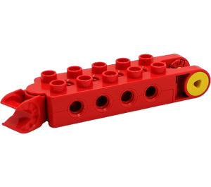 Duplo Red Toolo Brick 2 x 5