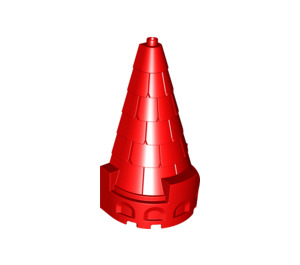 Duplo Rojo Tower Tejado (52025)