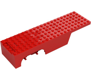 Duplo Rojo Remolque 6 x 21 con Minifigura Pin (30836)