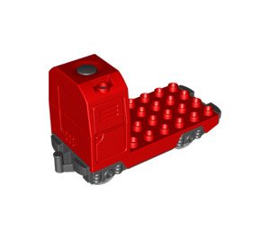 Duplo Rojo Base de tren (14211)