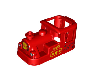 Duplo Rouge Train Moteur Corps 4 x 8 x 3.5 (38742)