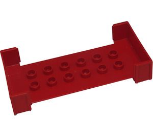 Duplo Red Truck Body 4 x 8 x 1.5 (6440)