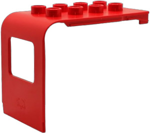 Duplo Red Vehicle Trailer Roof
