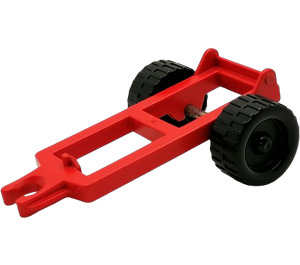 Duplo Red Wagon Chassis without Reinforcement (4820)