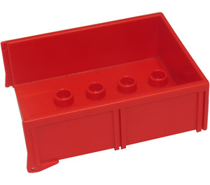 Duplo Rojo Vagón Dump Cuerpo (4821 / 73575)