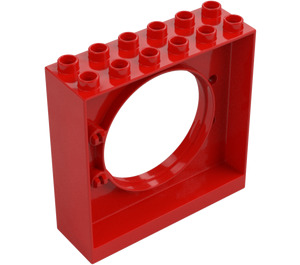 Duplo Rojo pared 2 x 6 x 5 con Agujero (31191)