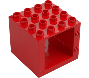 Duplo Rood Raamkozijn 4 x 4 x 3 (11345 / 18857)