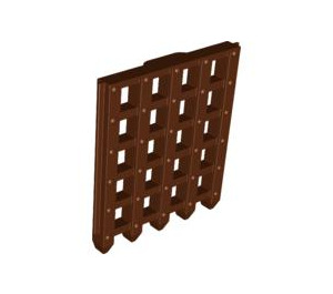 Duplo Rötliches Braun Gate Lattice 2 x 8 x 8 (51702)