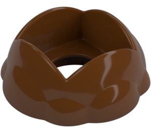 Duplo Reddish Brown Rock with Hole (23742)