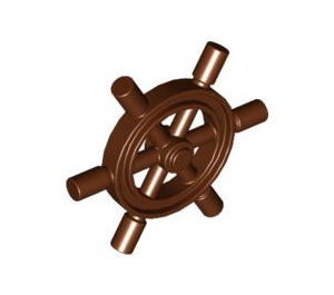 Duplo Reddish Brown Ship Wheel (4658)