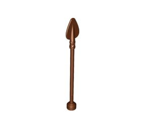 Duplo Reddish Brown Spear 1 x 1 x 7 (60766)