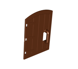 Duplo Brun rougeâtre Wooden Porte 1 x 4 x 4 (51288)