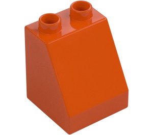 Duplo Rødaktig oransje Skråning 2 x 2 x 2 (70676)