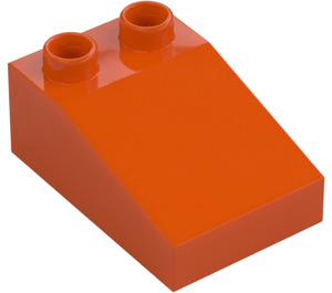 Duplo Rötliches Orange Schrägstein 2 x 3 22° (35114)