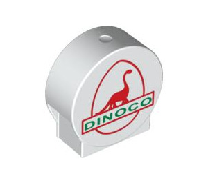 Duplo Round Sign with DINOCO Sign with Round Sides (41970 / 89941)