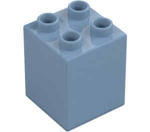 Duplo Sandblau Stein 2 x 2 x 2 (31110)