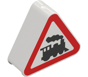 Duplo Sign Triangle with Train sign (13255 / 49306)