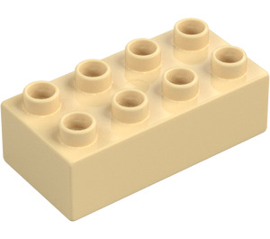 Duplo Tan Brick 2 x 4 (3011 / 31459)