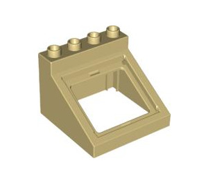 Duplo Tan Container Top 4 x 4 x 3 (52064)