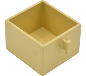 Duplo Beige Drawer med Håndtak (4891)