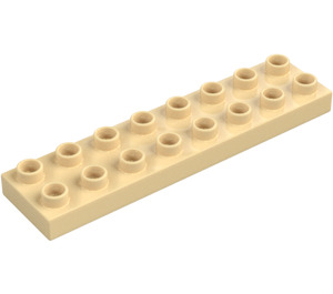 Duplo Tan Plate 2 x 8 (44524)