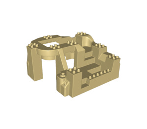 Duplo Tan Raised Baseplate (31384 / 97911)