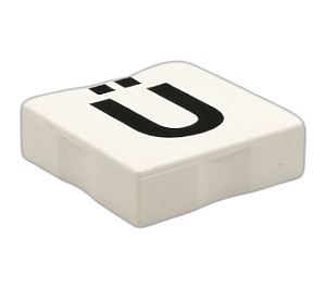 Duplo Tile 2 x 2 with Side Indents with "Ü" (6309 / 48675)