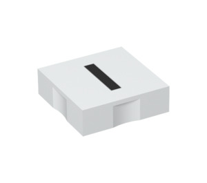 Duplo Tile 2 x 2 with Side Indents with "l" (6309 / 48525)