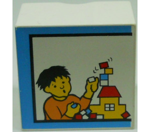 Duplo Fliese 2 x 2 x 1 mit Mosaik Picture Home 14 (2756)