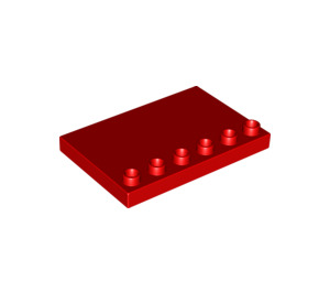 Duplo Tile 4 x 6 with Studs on Edge (31465)