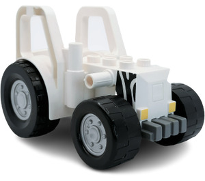 Duplo Traktor s Zebra Pruhy (47447)