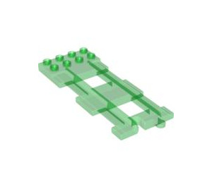 Duplo Train Track with Plate (31442)