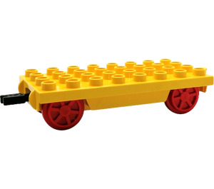 Duplo Train Wagon 4 x 8 with Moveable Hook (64666 / 76349)