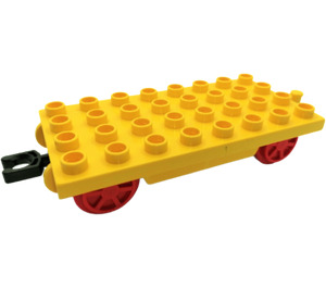 Duplo Train Wagon 4 x 8 with Moveable Hook (64666 / 76349)