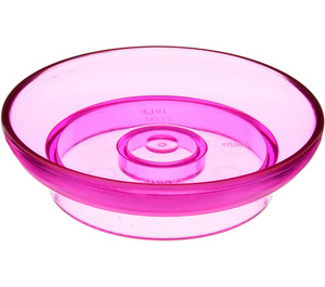 Duplo Transparentes dunkles Rosa Dish (31333 / 40005)