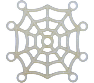 Duplo Transparenter Glitzer Spiders Web 8 x 8 (31225)