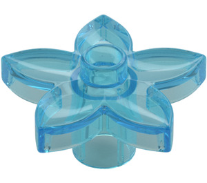 Duplo Transparentes Hellblau Blume mit 5 Angular Blütenblätter (6510 / 52639)