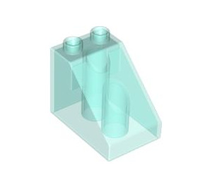 Duplo Transparent Light Blue Slope 1 x 3 x 2 (63871 / 64153)