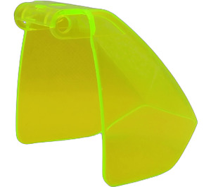 Duplo Transparent Neon Green Helicopter Cockpit (6345 / 17562)