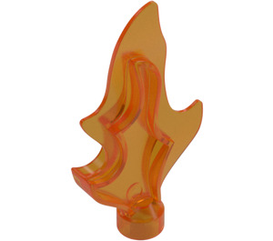 Duplo Orange Transparent Flamme 1 x 2 x 5 (51703)