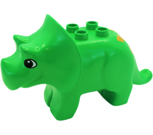 Duplo Triceratops with Brown Marks