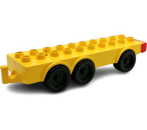 Duplo Truck Base with Six Wheels and 2 x 10 Studs