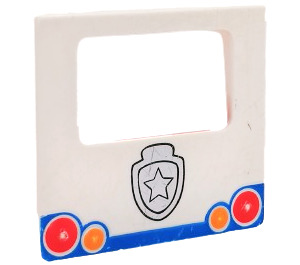 Duplo Van Door with Police Pattern (58236)