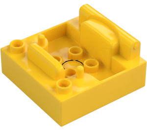 Duplo Voertuig Cabin 4 x 4 Onderkant (65829)